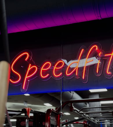 Neon-Schild Speedfit