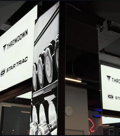 Hantelbereich im Fitnessstudio